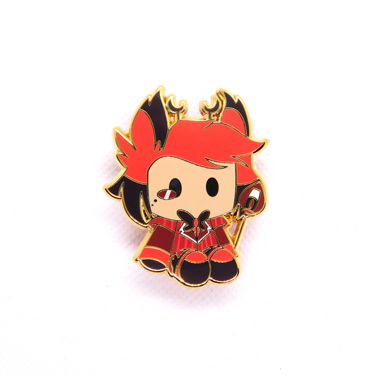 Alastor Hard Enamel Pin - Plush Friends Set