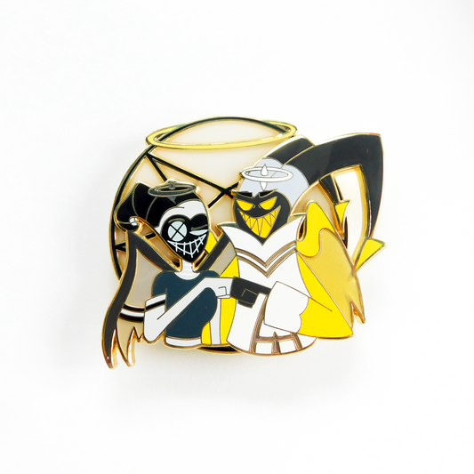 Adam & Lute Pin on Pin Hard Enamel Pin
