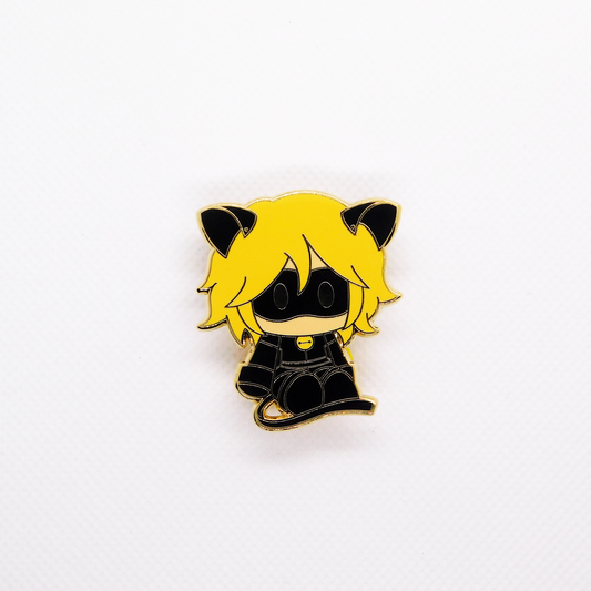 Cat Hard Enamel Pin - Plush Friends Set