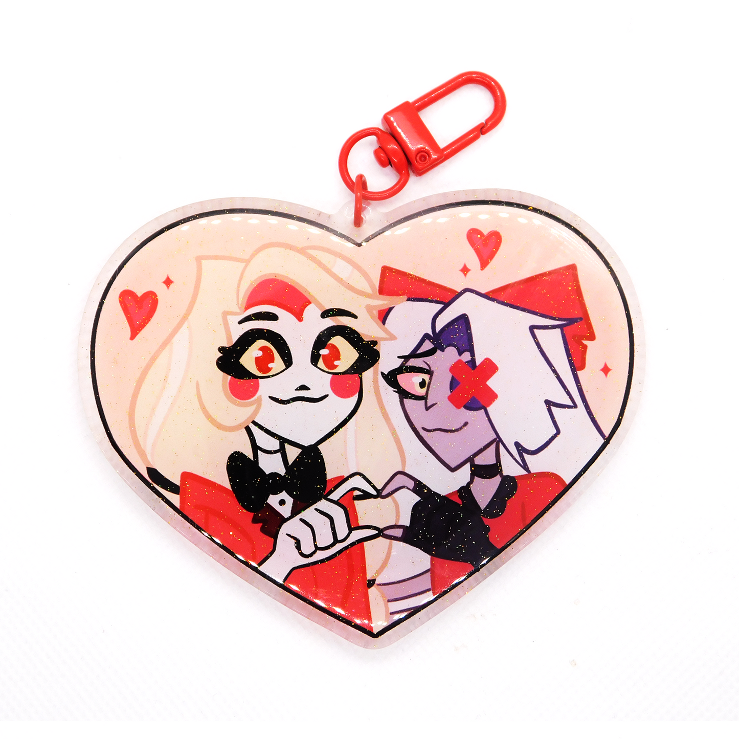 Chaggie Heart Acrylic Charm