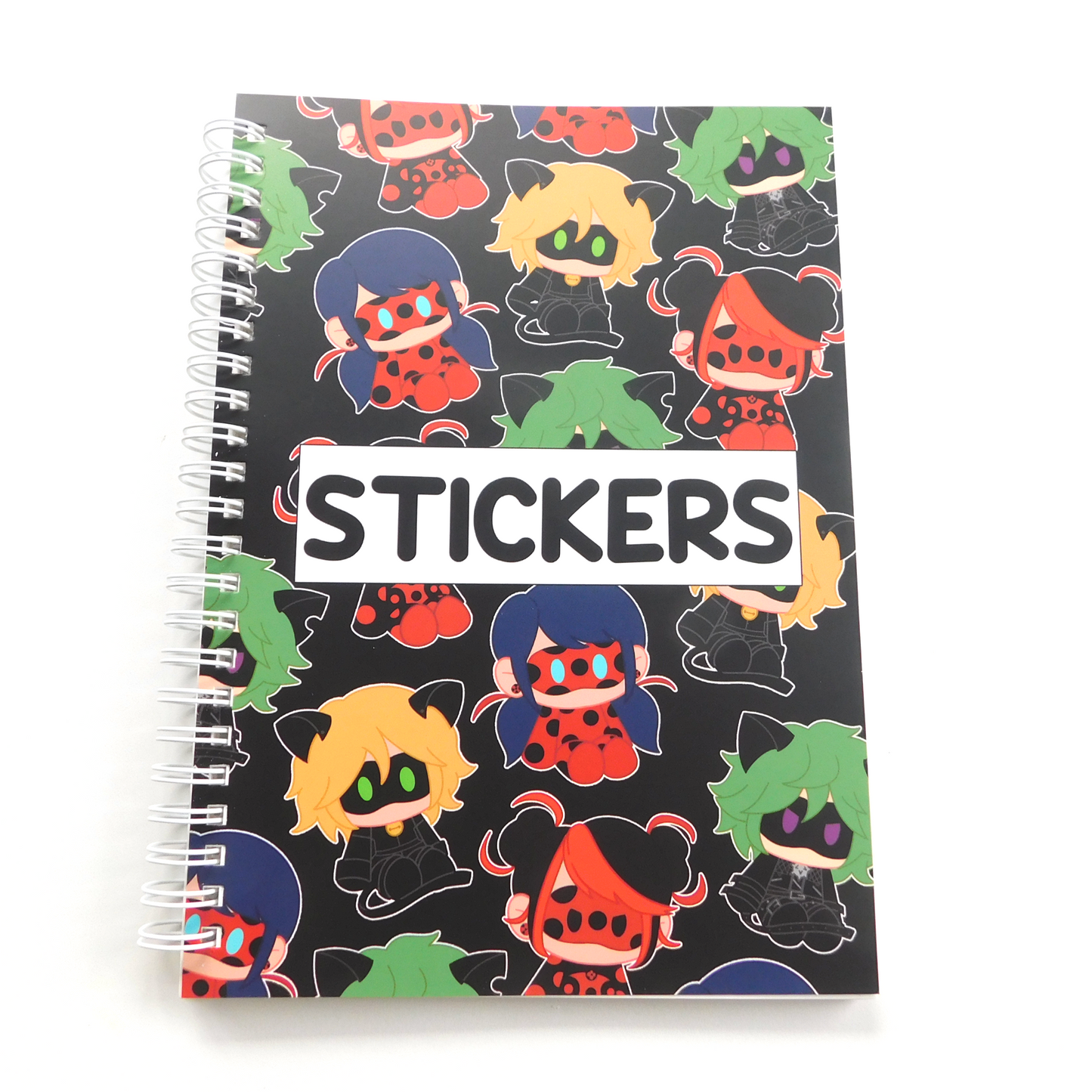 A5 Spots and Claws Reusable Sticker Book