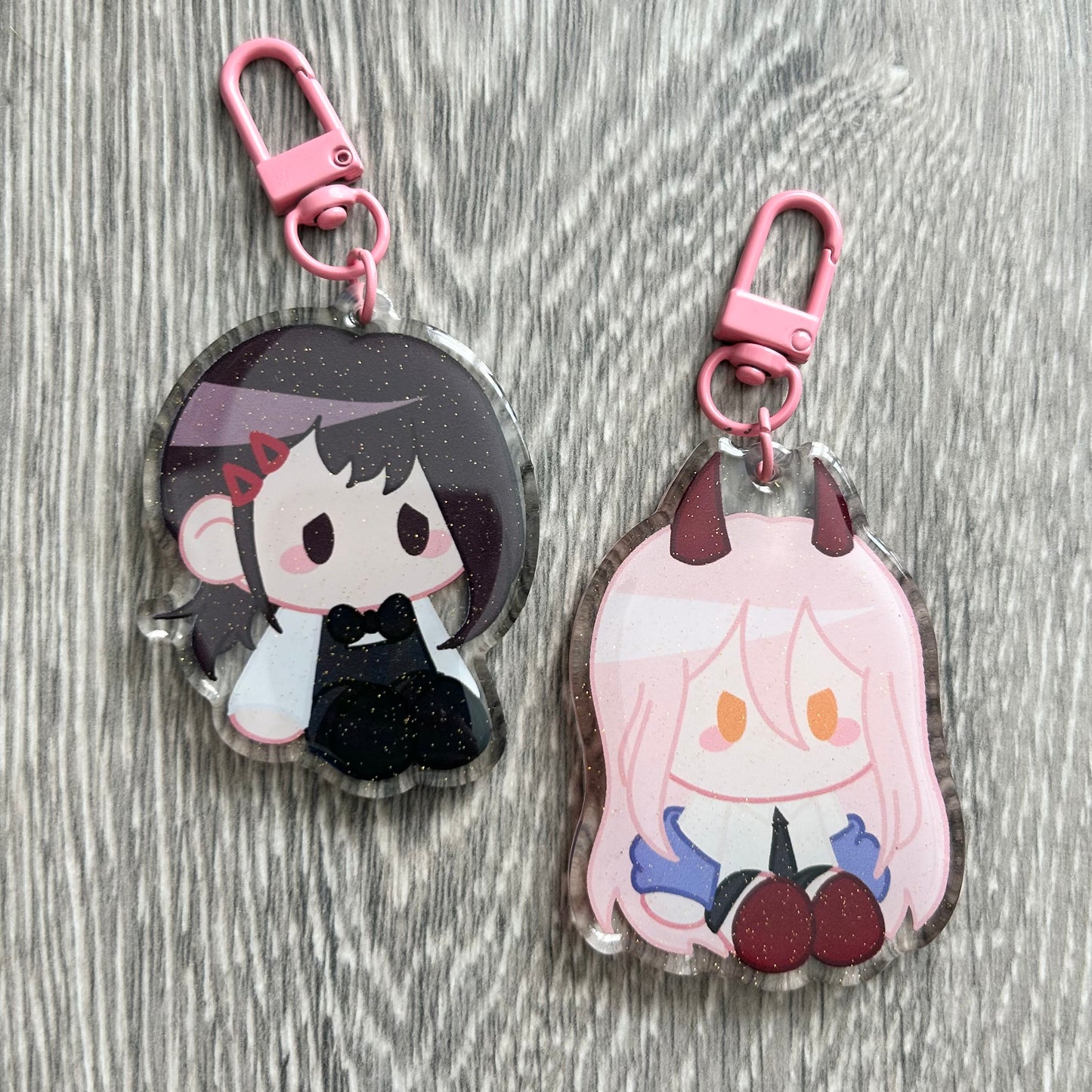 PREORDER: Devil Hunter & Blood Fiend | Plush Friends Acrylic Charms