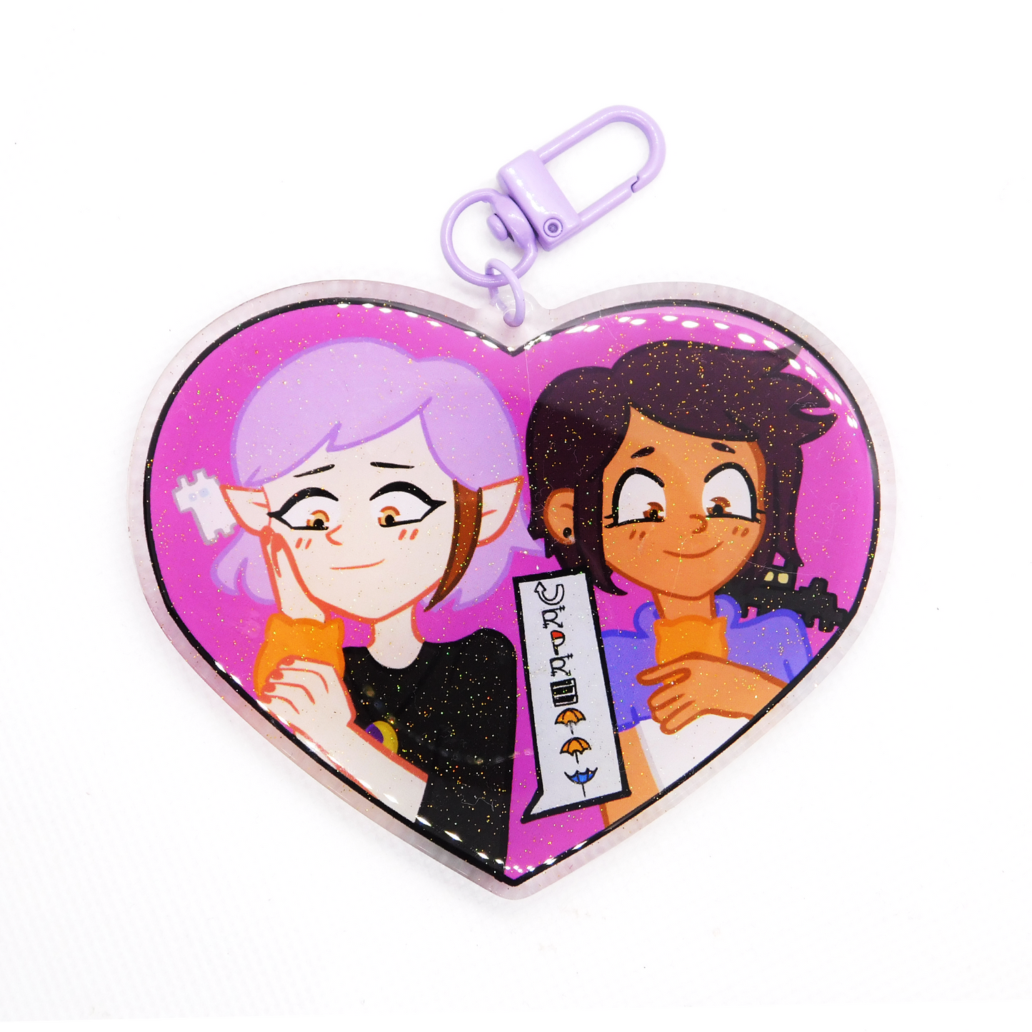 Lumity Heart Acrylic Charm