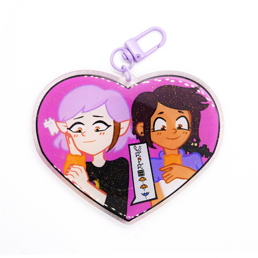 Lumity Heart Acrylic Charm