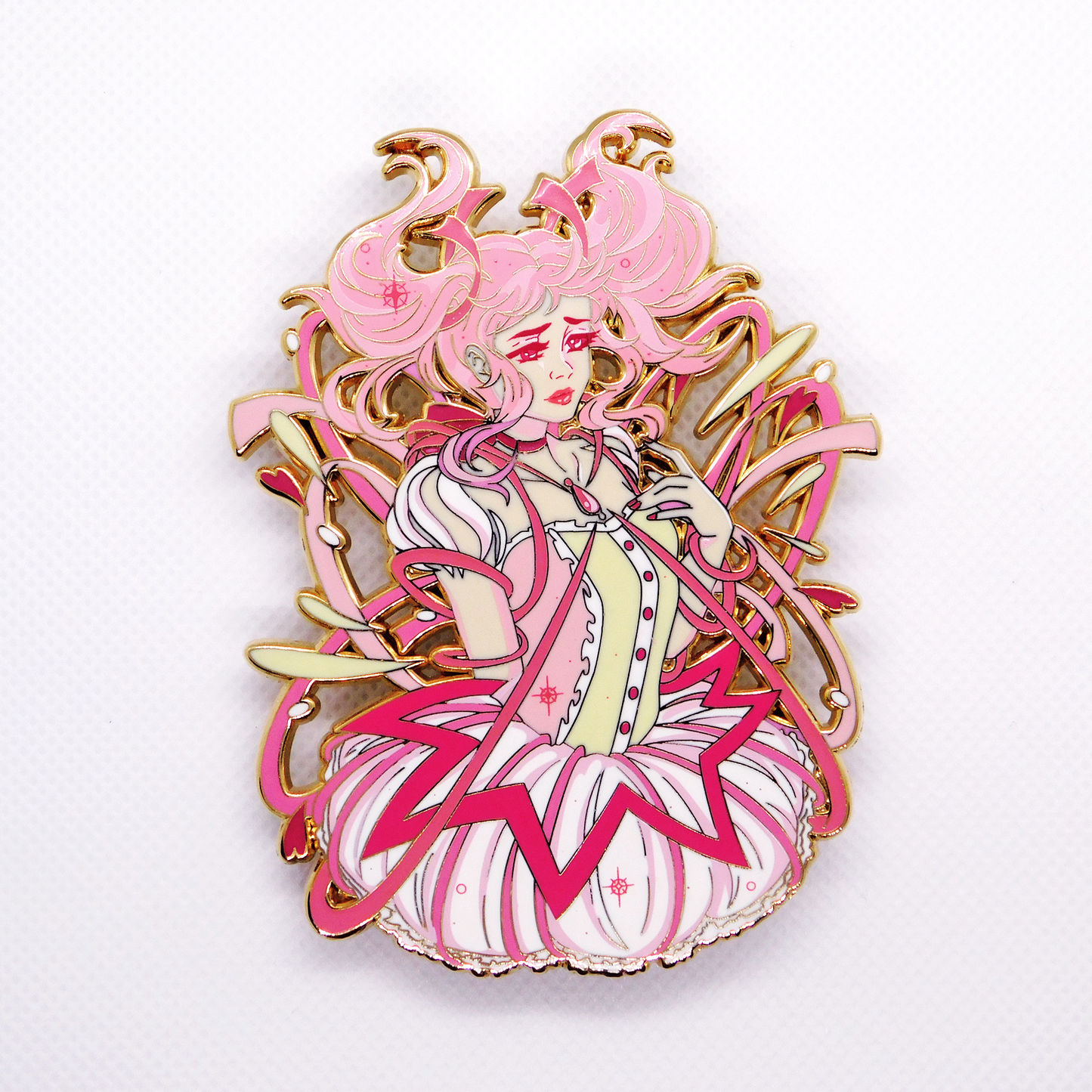 Collaboration Madoka Magica Hard Enamel Pin - Limited Edition
