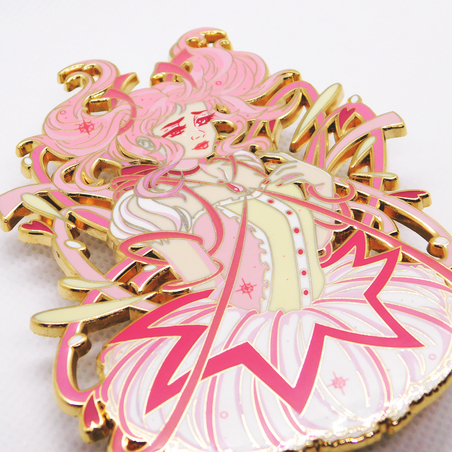 Collaboration Madoka Magica Hard Enamel Pin - Limited Edition