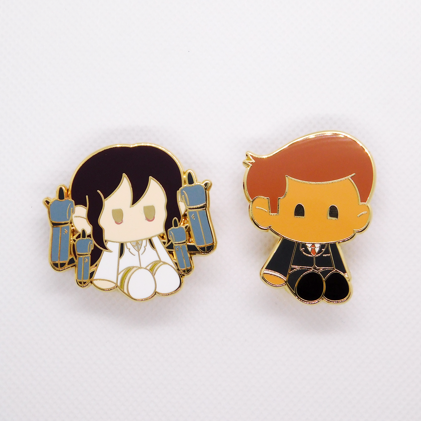 Reagan Hard Enamel Pin - Plush Friends Set