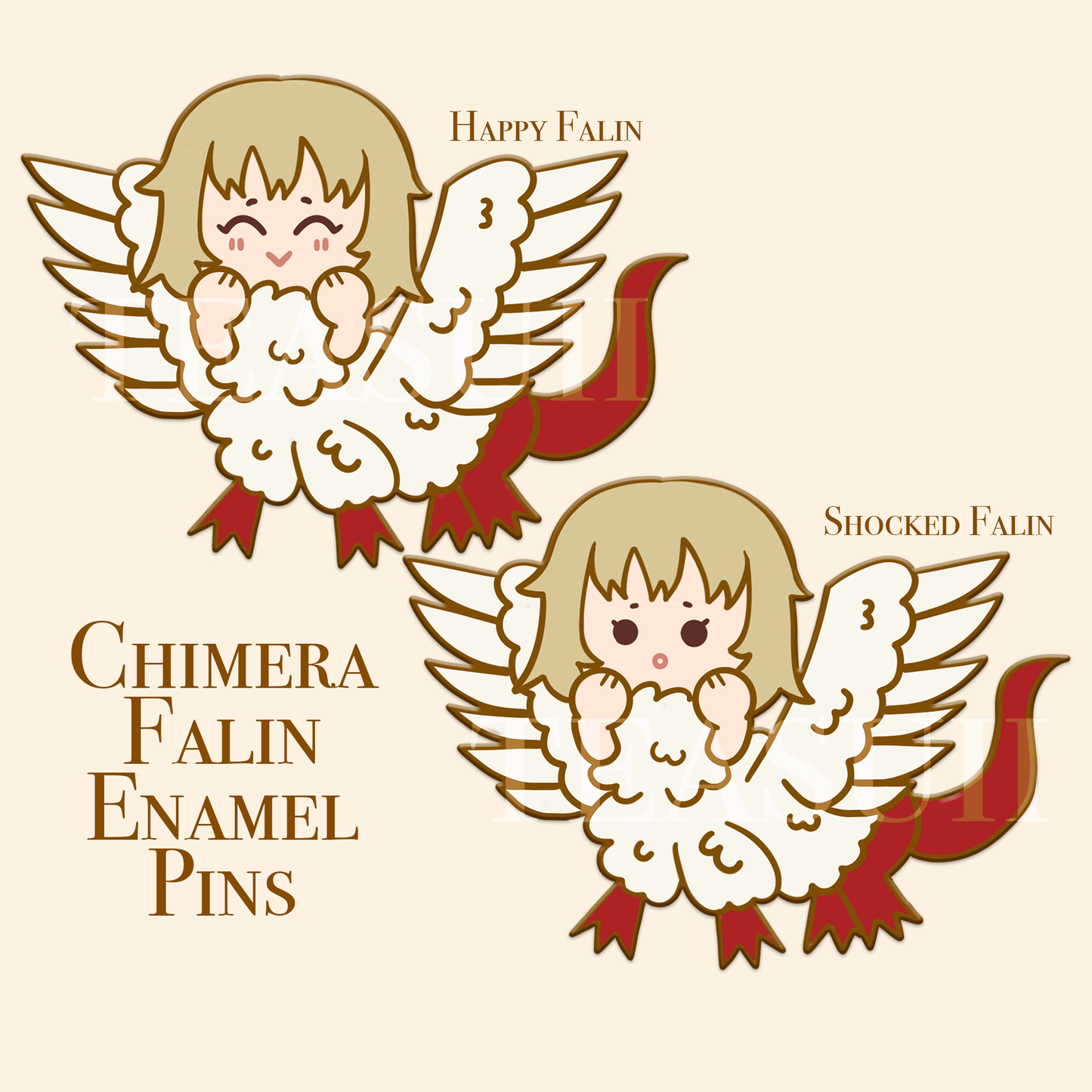 Chimera Falin Hard Enamel Pins