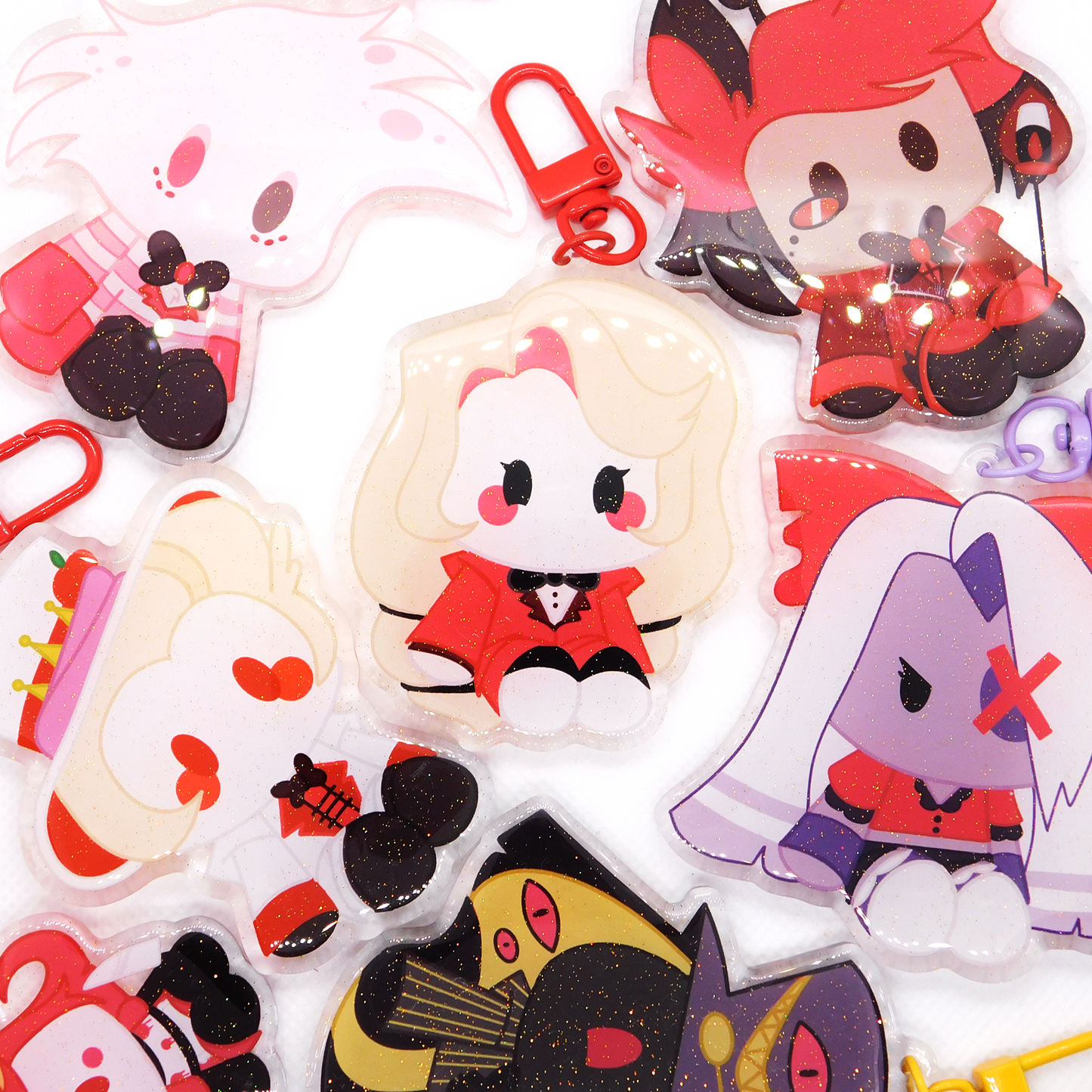 Hellish Plush Friends Acrylic Charms