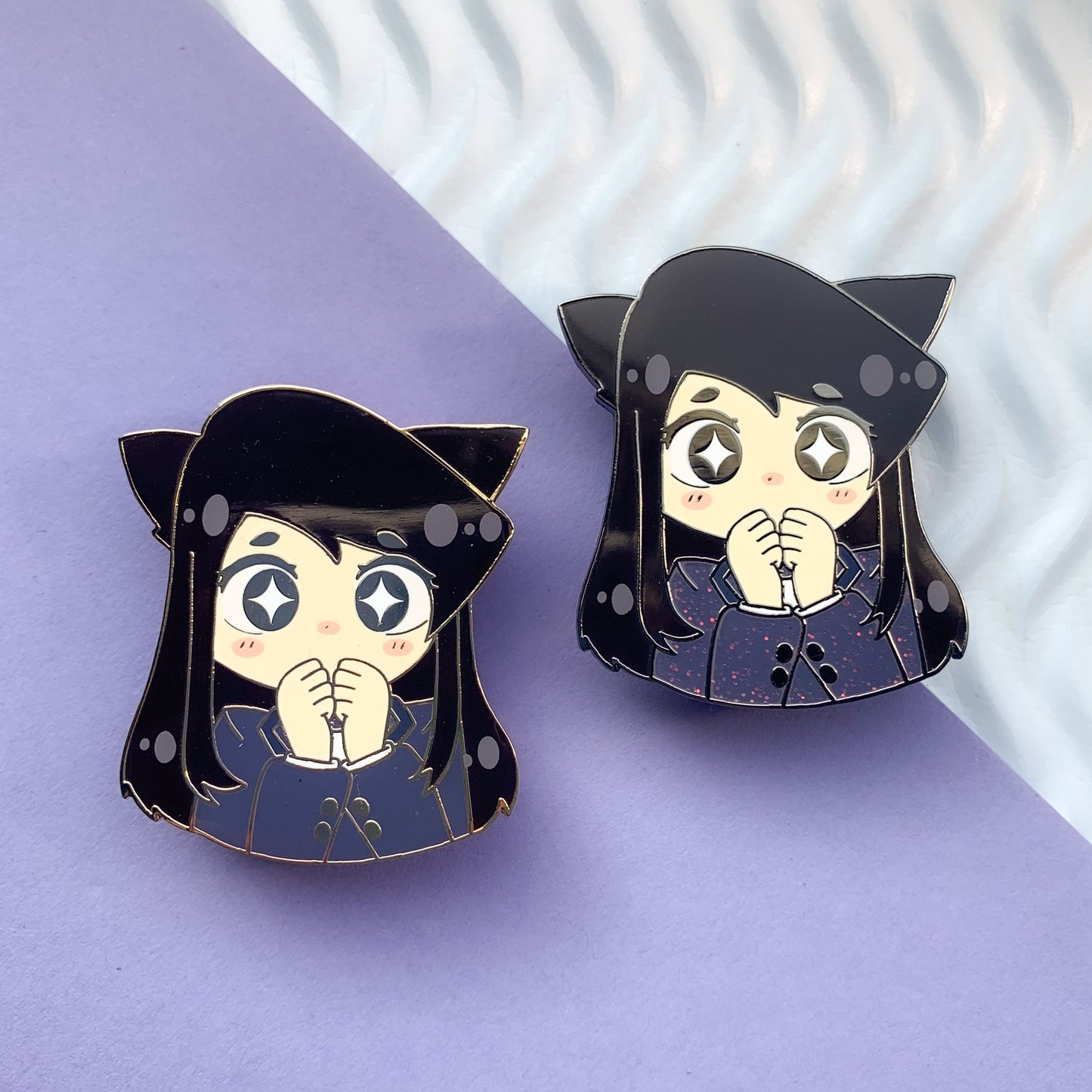 komi enamel pin