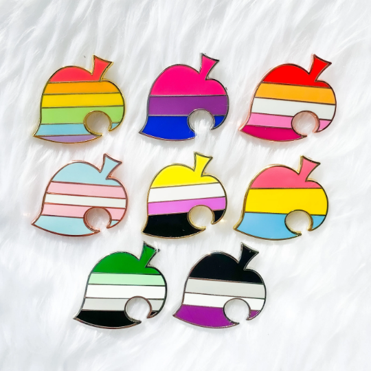 Animal Crossing Pride Enamel Pins