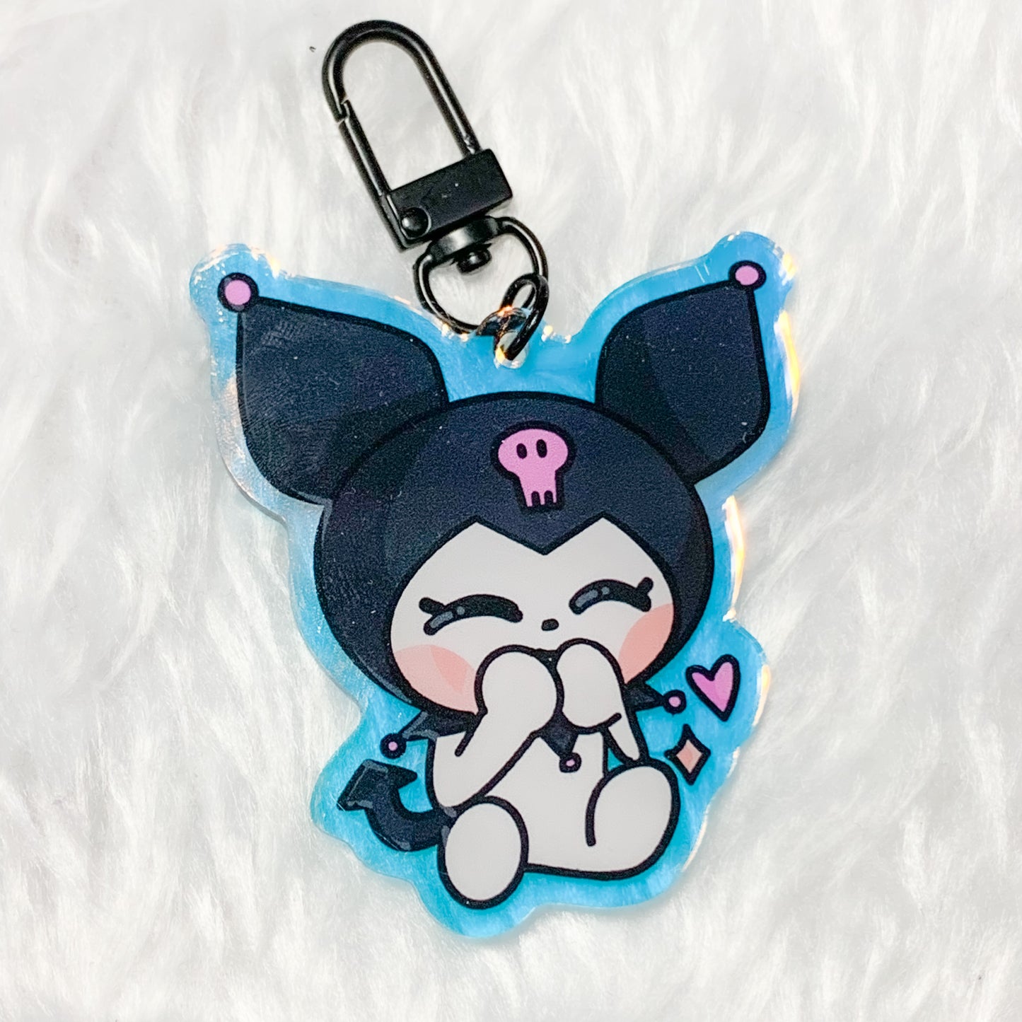 Kuromi Rainbow Acrylic Charm