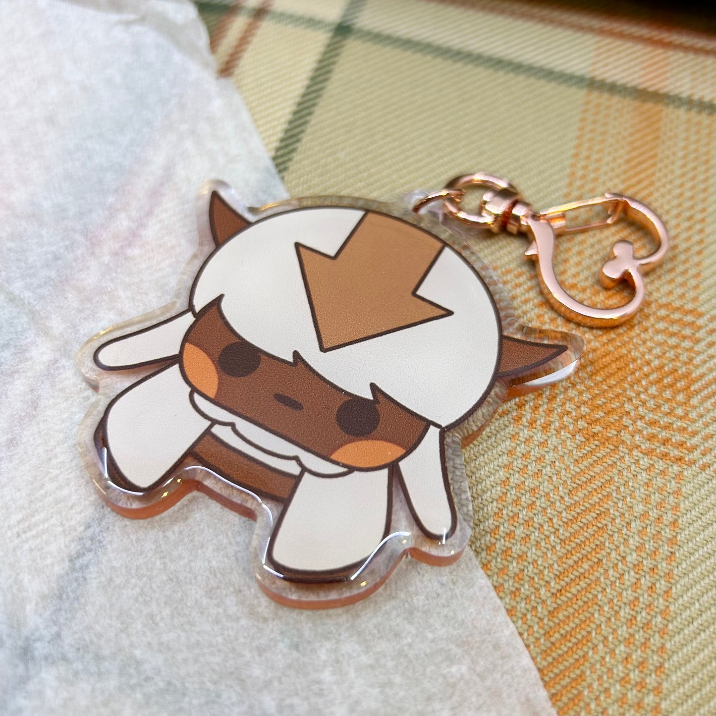 Bison Acrylic Charm