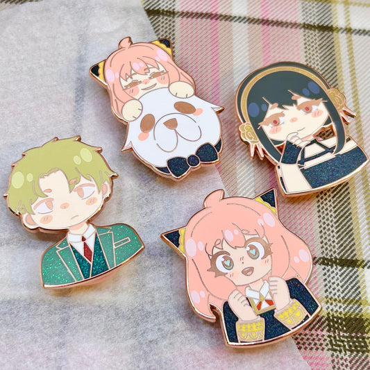 Family Hard Enamel Pins