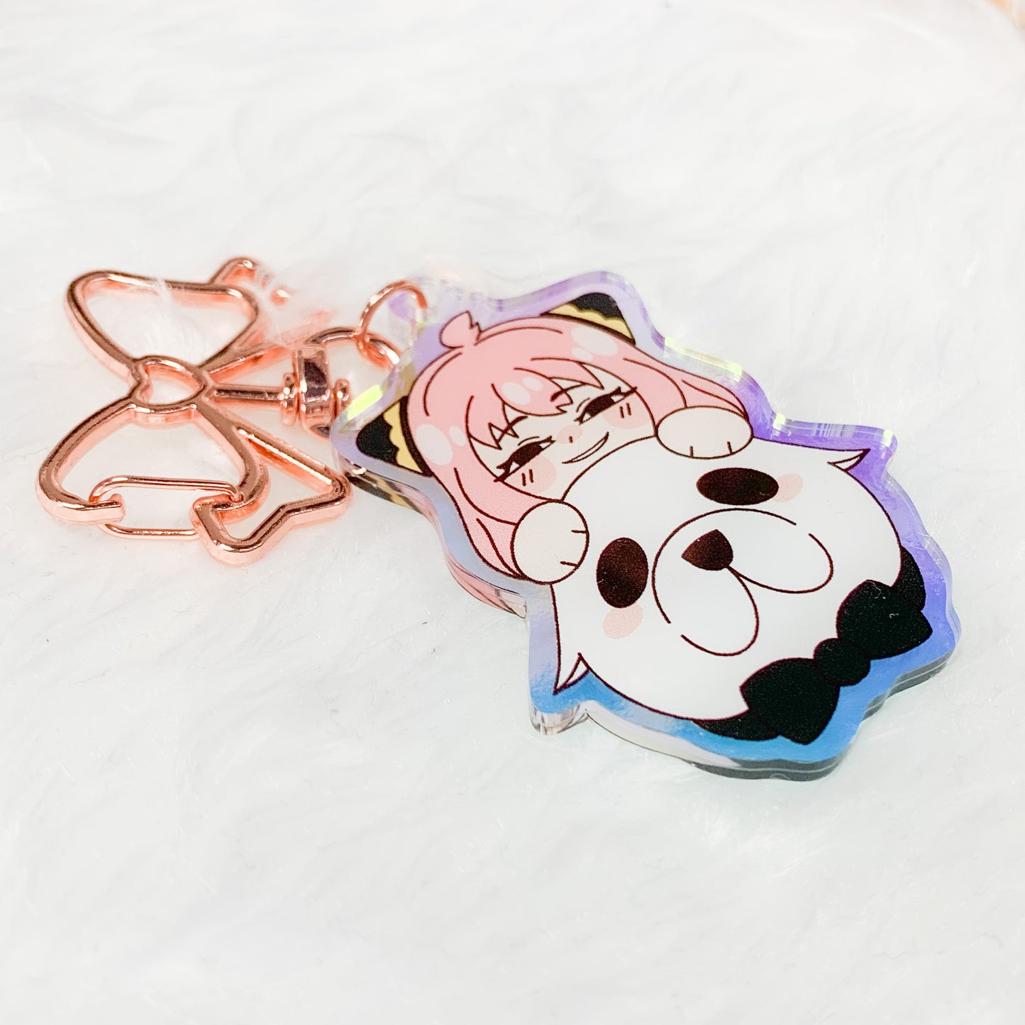 Anya & Bond Rainbow Acrylic Charm