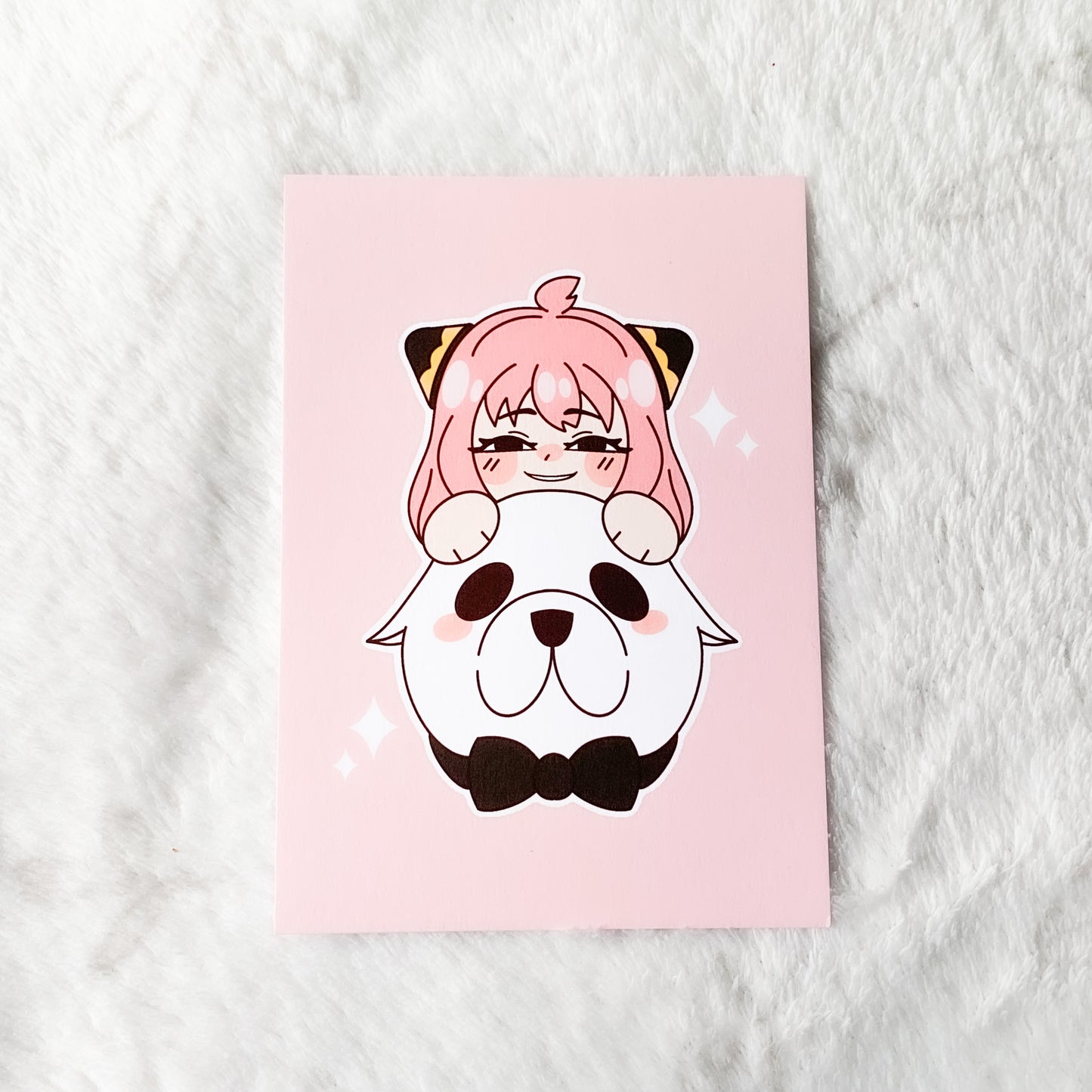 Anya & Bond art print