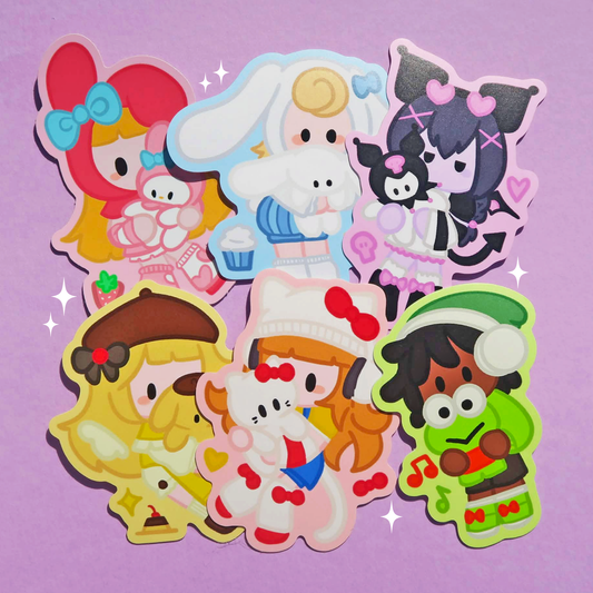 Pastel Cuties Stickers