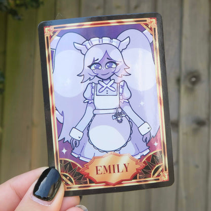 Holographic Emily Trading Card