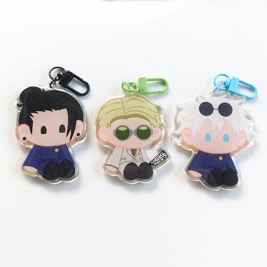 Gojo, Geto, Nanami | Plush Friends Acrylic Charms