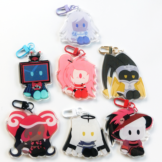 Hellish V2 | Plush Friends Acrylic Charms