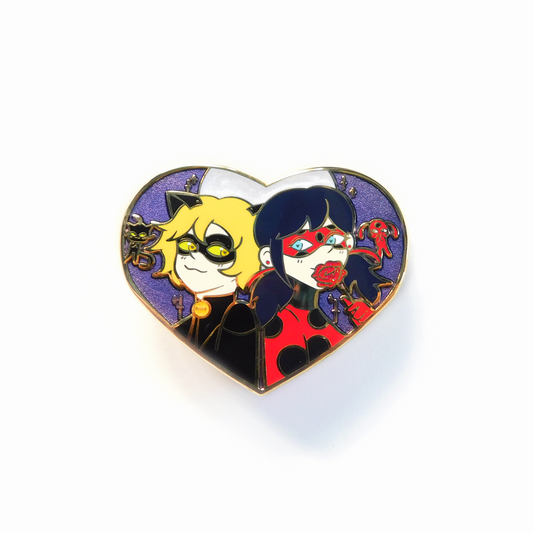 Bug & Cat Premium Hard Enamel Pin