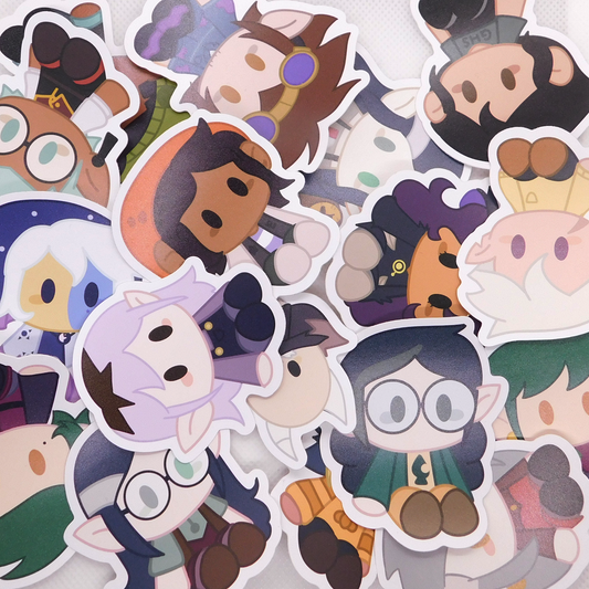 The Owl House "Plush Friends" Stickers