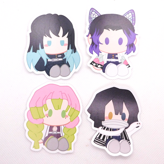 Hashira "Plush Friends" Stickers