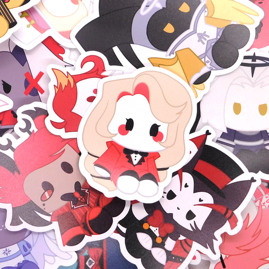 Hazbin Hotel "Plush Friends" Stickers