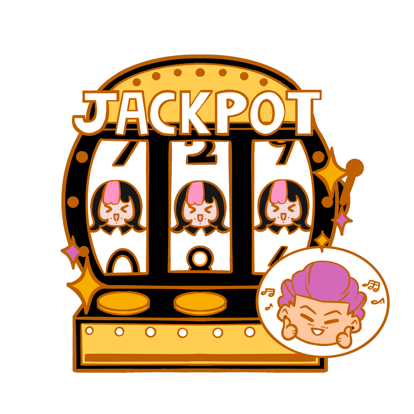 PREORDER - Jackpot! Enamel Pins