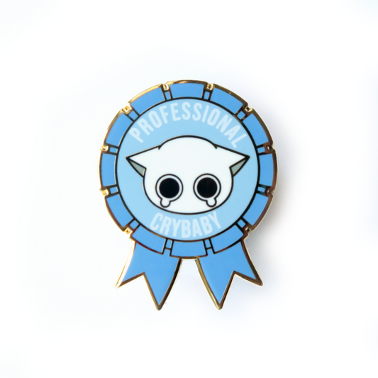 Professional Crybaby Cat | Hard Enamel pin