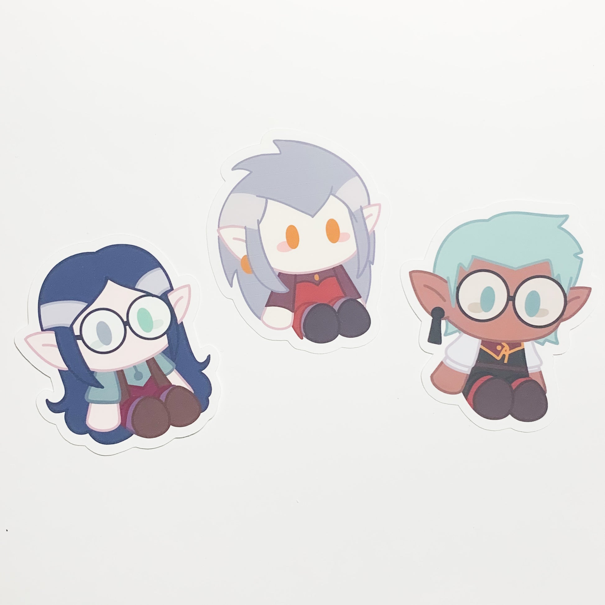 The Owl House Characters Glossy Stickers 