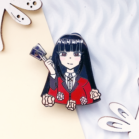 yumeko jabami enamel pin